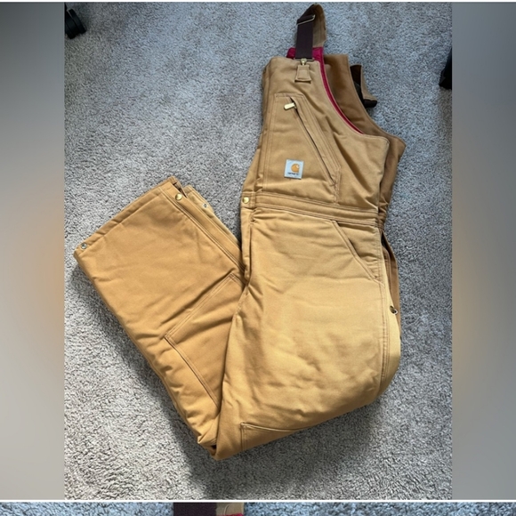 NWOTCarhartt men's bib overalls insulated,42x30 READ DETAILS! - Picture 2 of 9